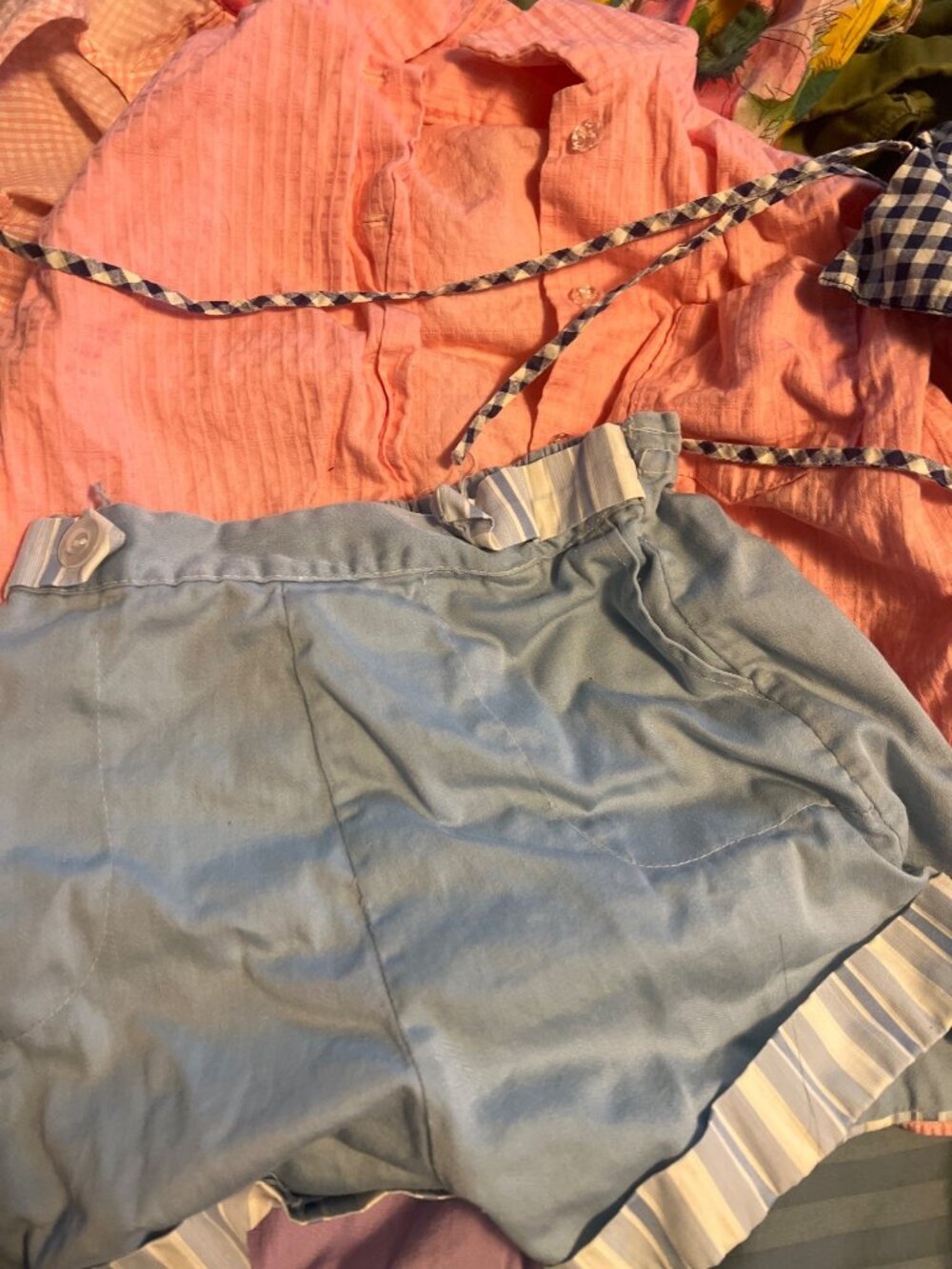 Vintage Childrens Clothing Lot - Mixed Patterns Colors & Styles   50s 60s  Girls - Picture 5 of 8